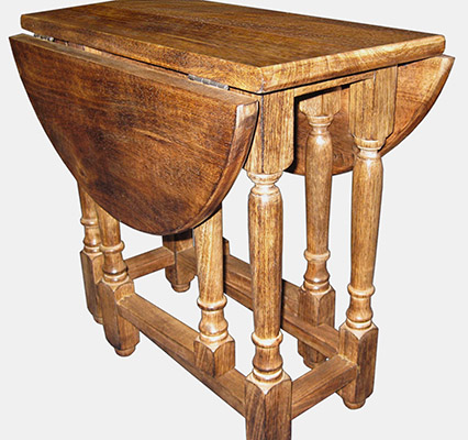 Mango Wood Gatelag Table - Click Image to Close